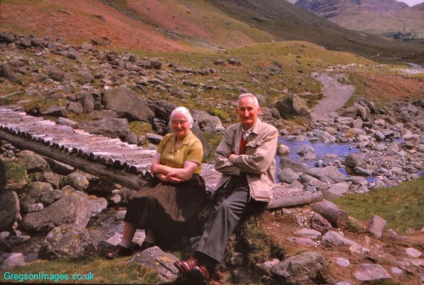 111-Grandma-and-Granpa-in-Mickleden-near-the-Guide-Stone-May-1963