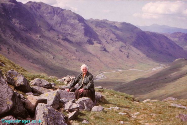 112-Grandma-in-Borrowdale-May-1963-at-Langstarth-from-Stake